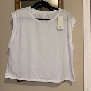 All in Motion Women’s White Muscle Tee